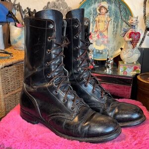 EUC VINTAGE SEIBERLING military issue 1850s combat boots. Seiberling was a